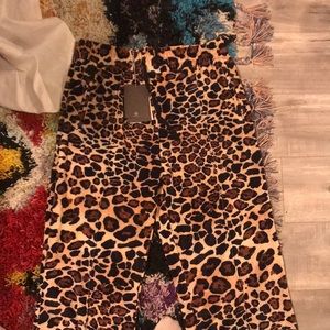 lazy oaf leopard track pant!